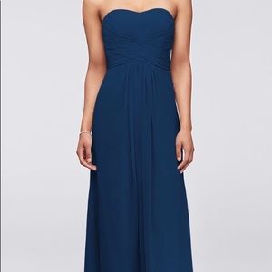 David’s Bridal Long Chiffon Dress (2)